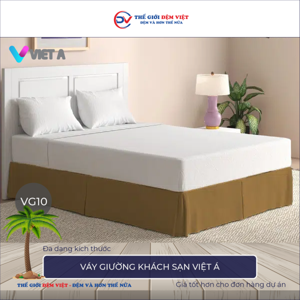 Váy giường khách sạn Việt Á VG 10